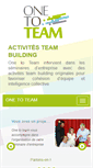 Mobile Screenshot of one-to-team.com
